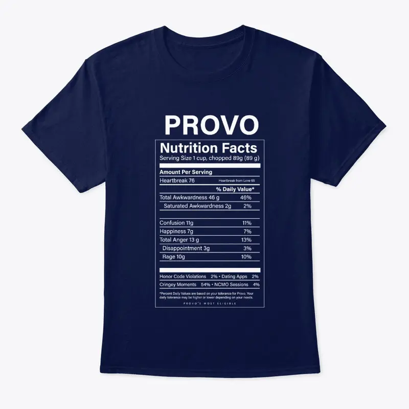 Provo Nutrition Facts